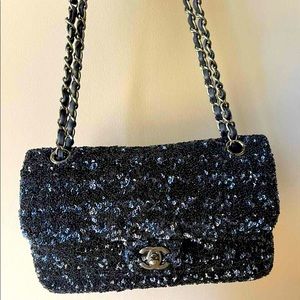 Gorgeous Chanel Sequin Classic Bag